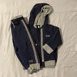 Hugo boss jogging suit set